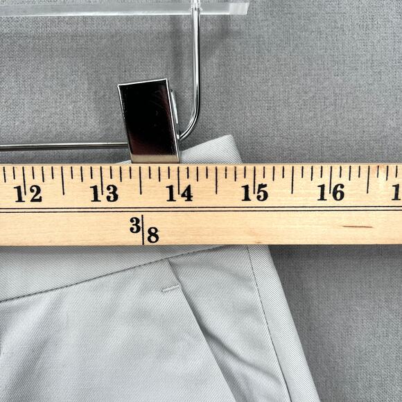 WILDFANG The Ace Crop Pant Womens 6 Light Gray High Rise Cotton Tapered Chino - Picture 16 of 16